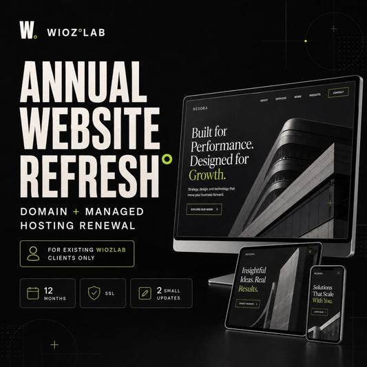 Annual Website Refresh | Domain, SSL & Managed Hosting Renewal